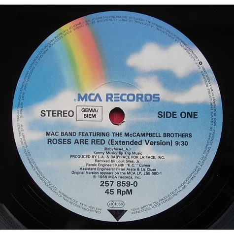 Mac Band Featuring The McCampbell Brothers - Roses Are Red