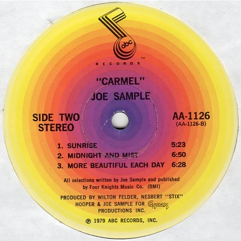 Joe Sample - Carmel