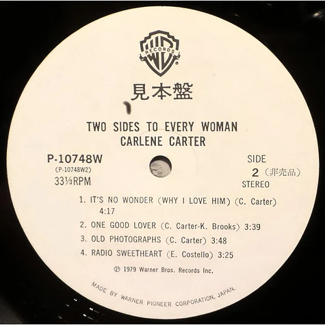 Carlene Carter - Two Sides To Every Woman