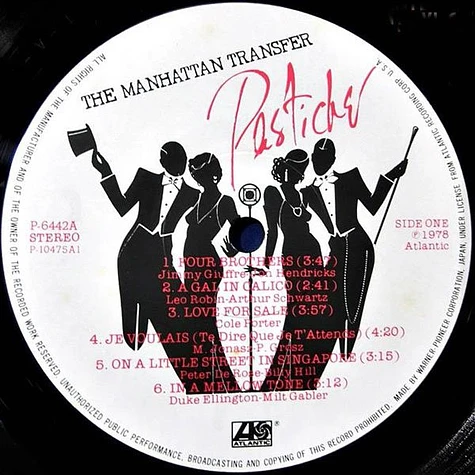 The Manhattan Transfer - Pastiche