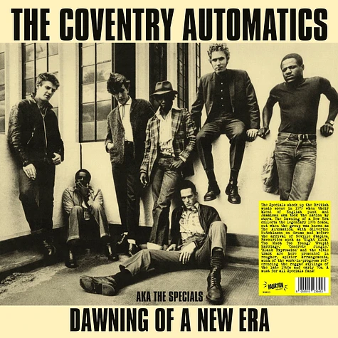 Coventry Automatics - Dawning Of A New Era - Aka The Specials Black Vinyl Edition