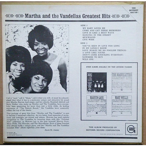 Martha Reeves & The Vandellas - Greatest Hits