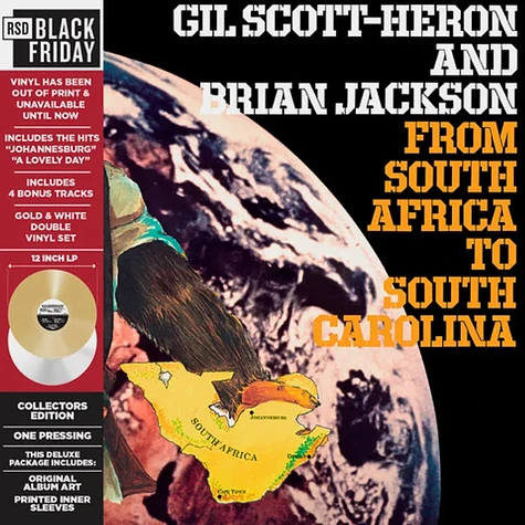 Gil Scott-Heron and Brian Jackson - From South Africa To South Carolina Black Friday Record Store Day 2024 Edition