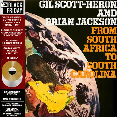 Gil Scott-Heron and Brian Jackson - From South Africa To South Carolina Black Friday Record Store Day 2024 Edition