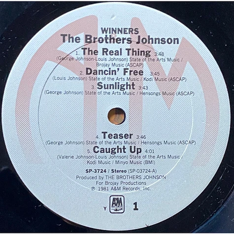 Brothers Johnson - Winners