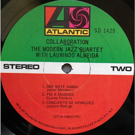 The Modern Jazz Quartet With Laurindo Almeida - Collaboration