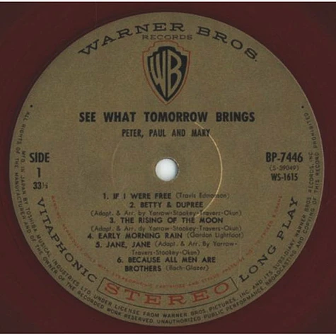 Peter, Paul & Mary - See What Tomorrow Brings