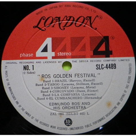 Edmundo Ros & His Orchestra - Ros Golden Festival