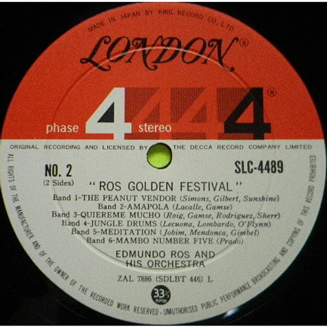 Edmundo Ros & His Orchestra - Ros Golden Festival