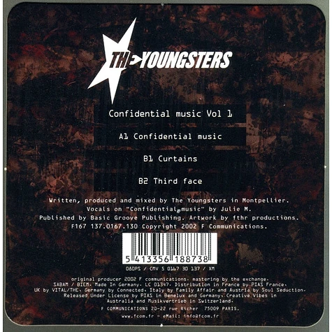 The Youngsters - Confidential Music Vol. 1