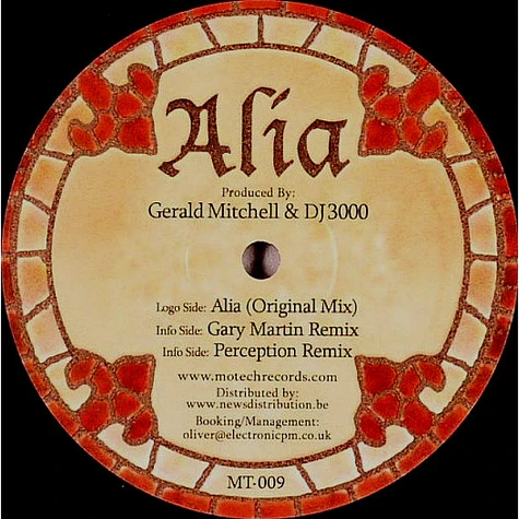 Gerald Mitchell & DJ 3000 - Alia