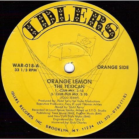 Orange Lemon - The Texican / Dreams Of Santa Anna