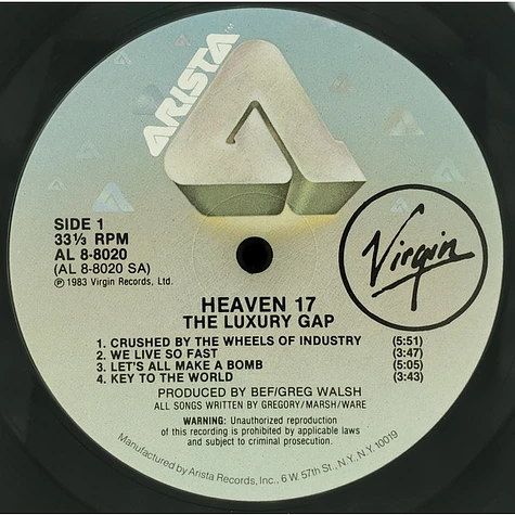 Heaven 17 - The Luxury Gap