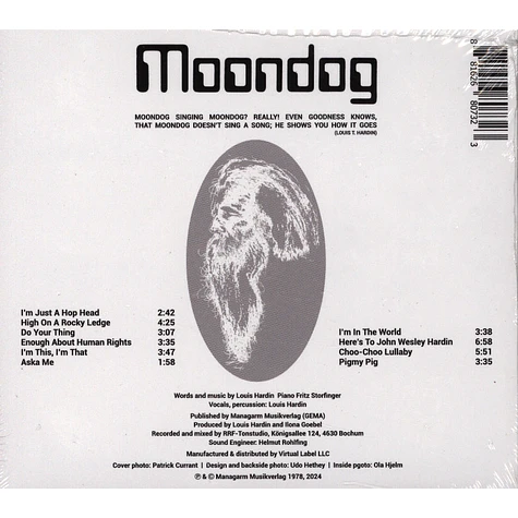 Moondog - H'Art Songs