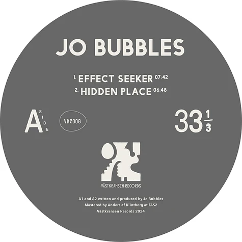 Jo Bubbles - Hidden Place EP