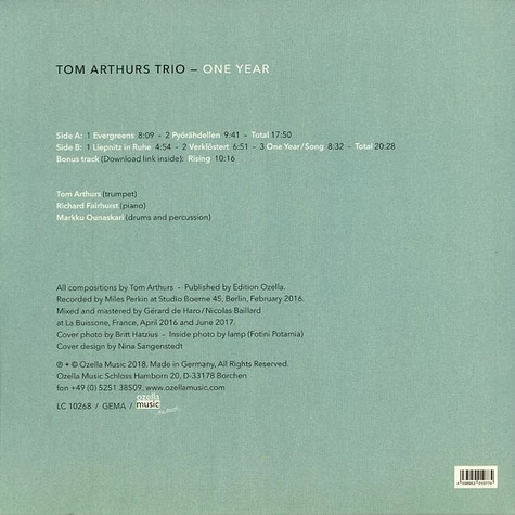 Tom Arthurs Trio - One Year