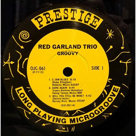 The Red Garland Trio - Groovy