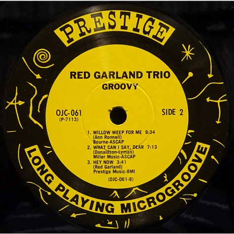 The Red Garland Trio - Groovy