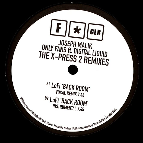 Joseph Malik, Digital Liquid, X-Press 2 - Only Fans Ep X-Press 2 Remixes