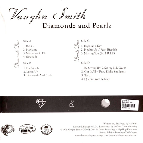 Vaughn Smith - Diamondz And Pearlz HHV Exclusive Crystal Vinyl Edition