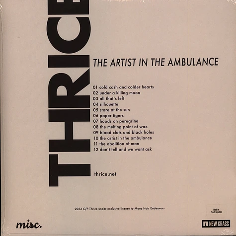 Thrice - The Artist In The Ambulance - Revisited Cream Vinyl Edition