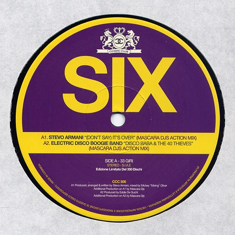 Stevo Armani / Electric Disco Boogie Band / Cellophane - Six