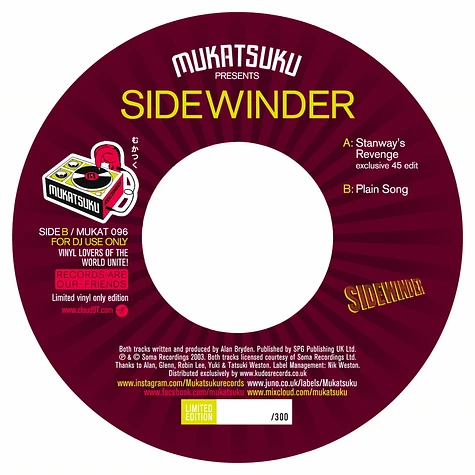 Sidewinder - Stanway's Revenge/Plain Song