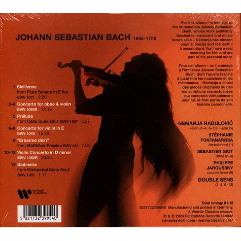 Radulovic / Double Sens / Jaroussky - J.S. Bach