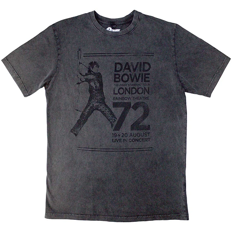 David Bowie - Rainbow Theatre Wash Collection T-Shirt