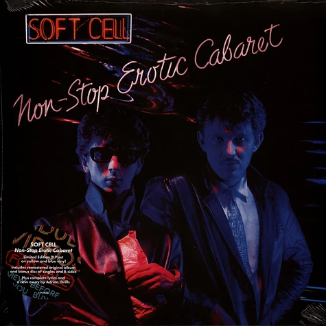 Soft Cell - Non-Stop Erotic Cabaret Limited Yellow Translucent Vinyl Edition