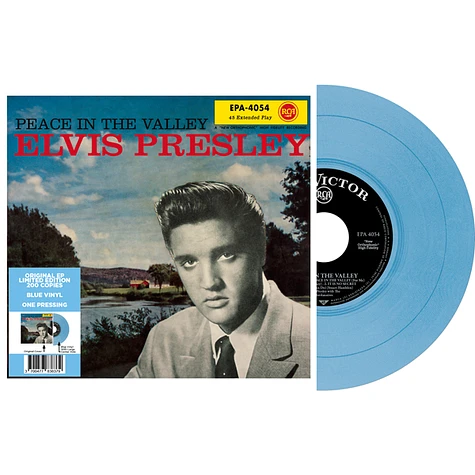 Elvis Presley - Peace In The Valley Blue Vinyl Edition