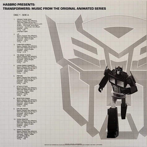 Robert J. Walsh, Johnny Douglas, Jonathan Merrill - Transformers (Music From The Original Animated Series)