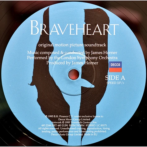 James Horner Performed By London Symphony Orchestra - OST Braveheart