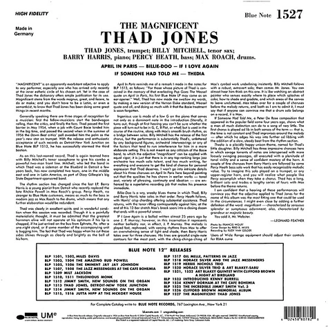 Thad Jones - The Magnificent Thad Jones