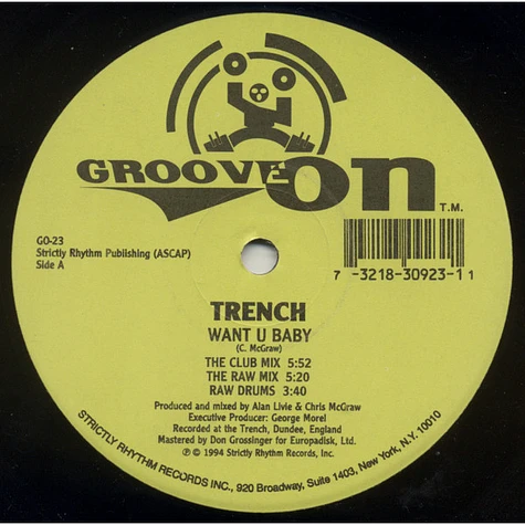 Trench - Want U Baby / Outta The Trench