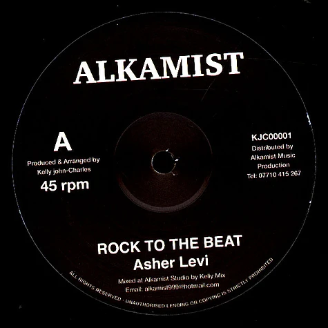 Asher Levi - Rock To The Beat / Rockers Instrumental