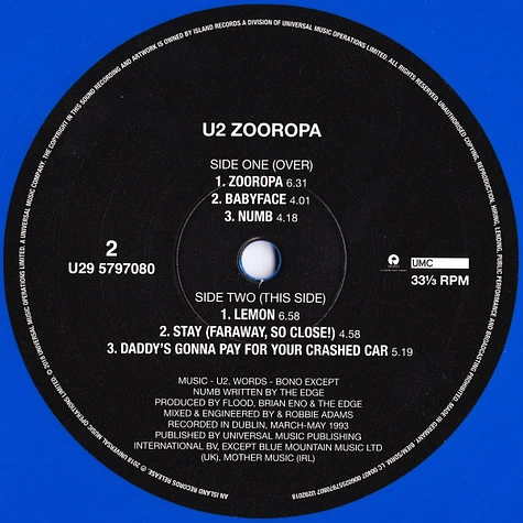 U2 - Zooropa