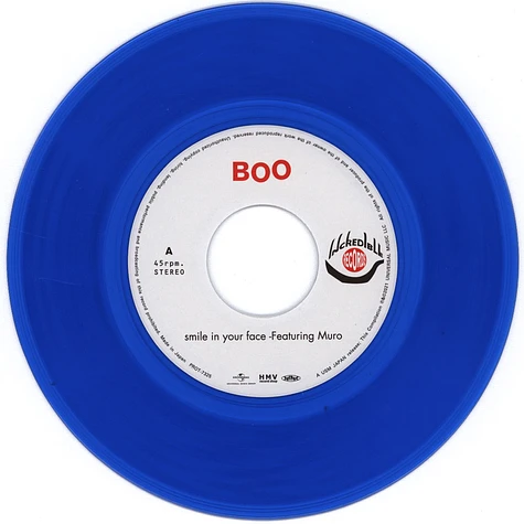 Boo - Smile In Your Face Clear Deep Blue Vinyl edition