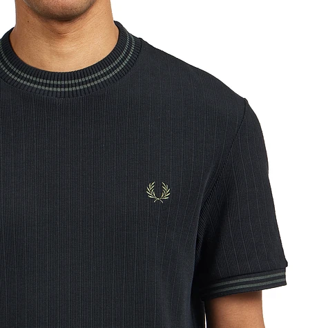 Fred Perry - Ribbed Jersey T-Shirt