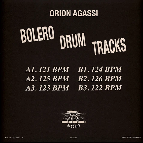 Orion Agassi - Bolero Drum Tracks