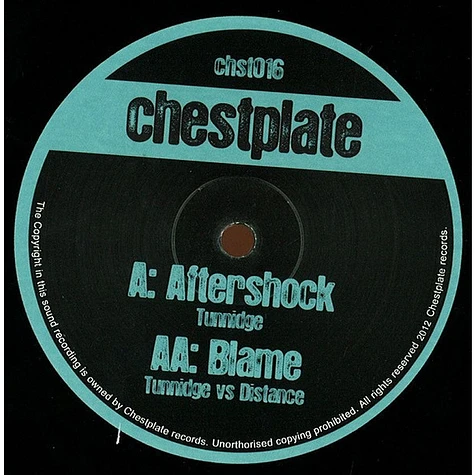 Tunnidge Vs DJ Distance - Aftershock / Blame