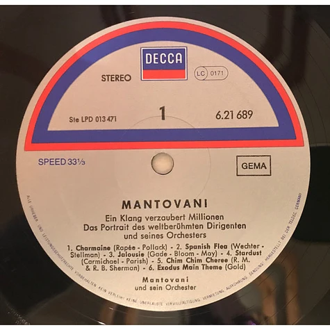 Mantovani - Ein Klang Verzaubert Millionen