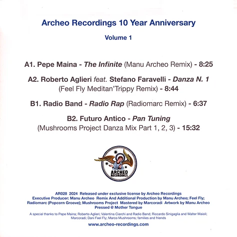 V.A. - Archeo 10 Years Anniversary - Volume 1 Sky Blue Vinyl Edtion