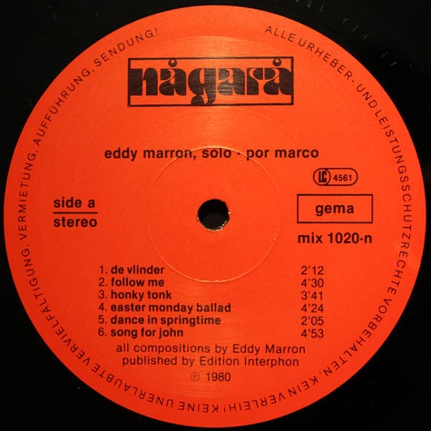 Eddy Marron - Solo - Por Marco