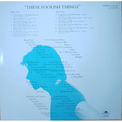 Bryan Ferry - These Foolish Things