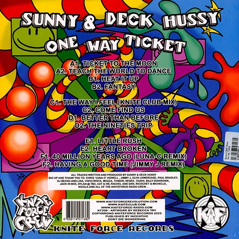 Sunny & Deck Hussy - One Way Ticket