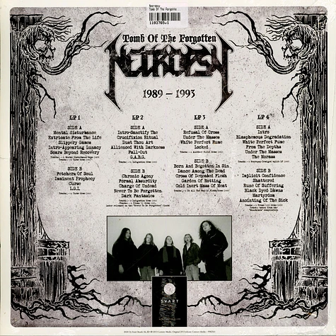 Necropsy - Tomb Of The Forgotten The Complete Demo Recordings 1989-1993 Petrol Green Vinyl Edtion