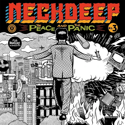 Neck Deep - The Peace And The Panic Orange Vinyl Edition