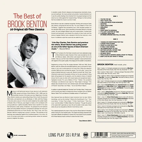 Brook Benton - The Best Of Brook Benton