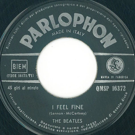 The Beatles - I Feel Fine / Kansas City